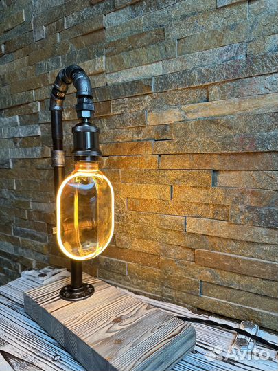 Светильник настольный в стиле лофт