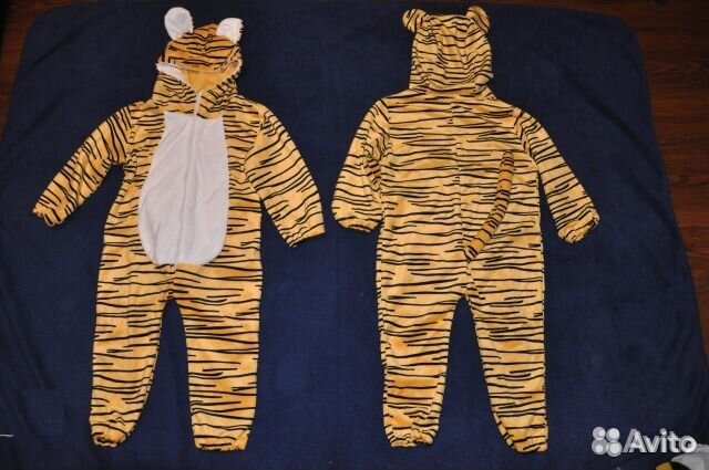 Карнавальный костюм тигр новый