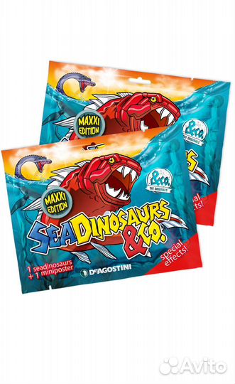 Фигурки DeAgostini Морские динозавры и Ко макси