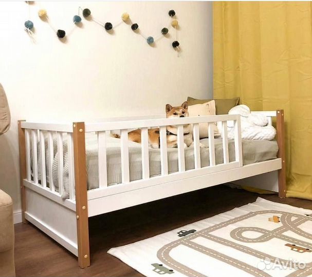 Детская кровать Basic бук