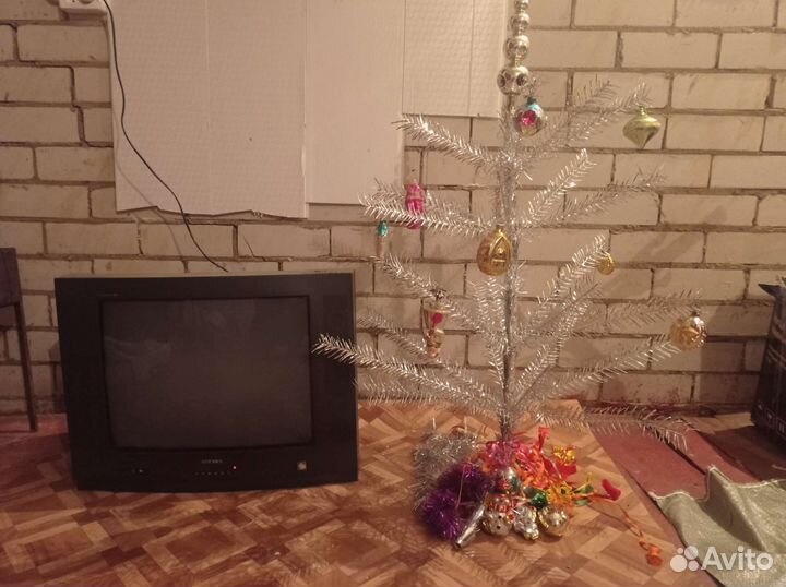 Елка искусственная белая 1 метр