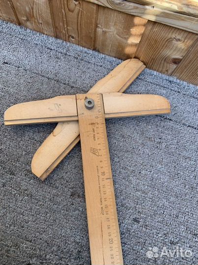 Линейка большая для черчения СССР