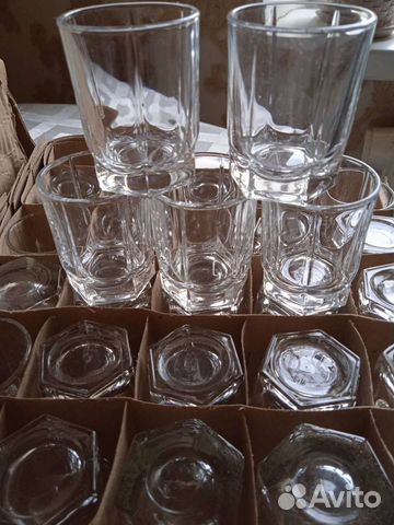 Рюмки стопки стаканы новые
