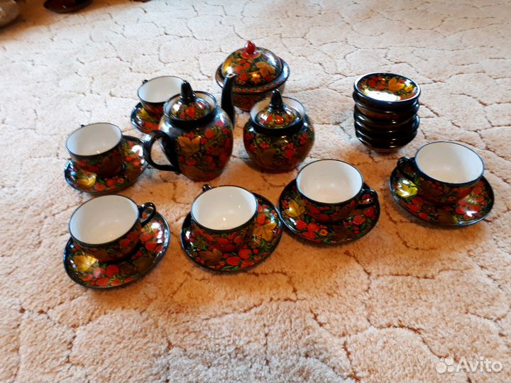 Чайный сервиз, часы