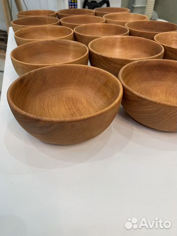 Тарелка из дерева ольхи