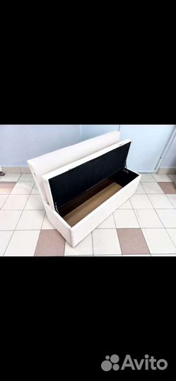 Скамья прямая Квадро тип 1 (Бежевый ткань)