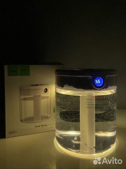 Увлажнитель воздуха с Дисплеем и 2 распылителями