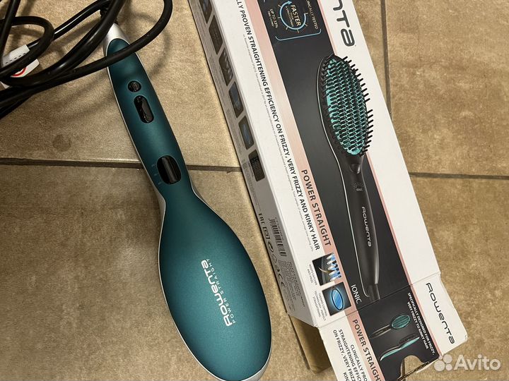 Расческа выпрямитель электрическая rowenta новая
