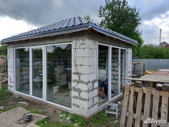 Окна на веранду