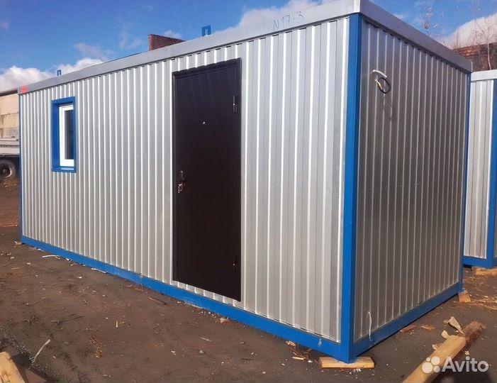 Бытовка из профнастила 6*2,4*2,4 - (двп)