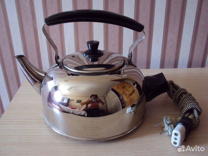 Чайник электрический СССР новый нержавейка