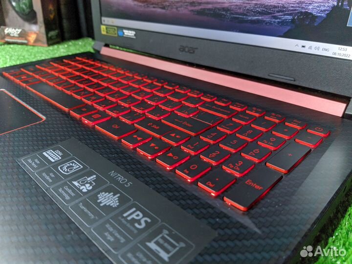 Игровой ноутбук Acer Nitro 5 i7/GTX1050 Ti/SSD/12G