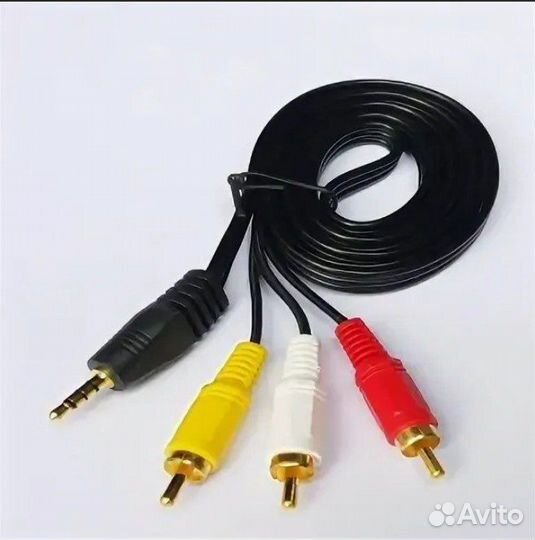 Оптом кабель видео AUX-3RCA 3m новые