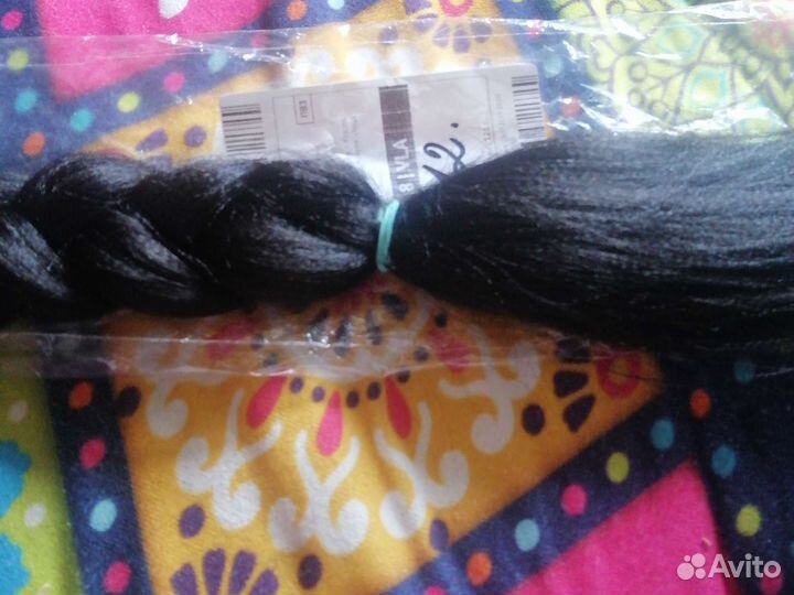 Хвост гофре на резинке ноаый