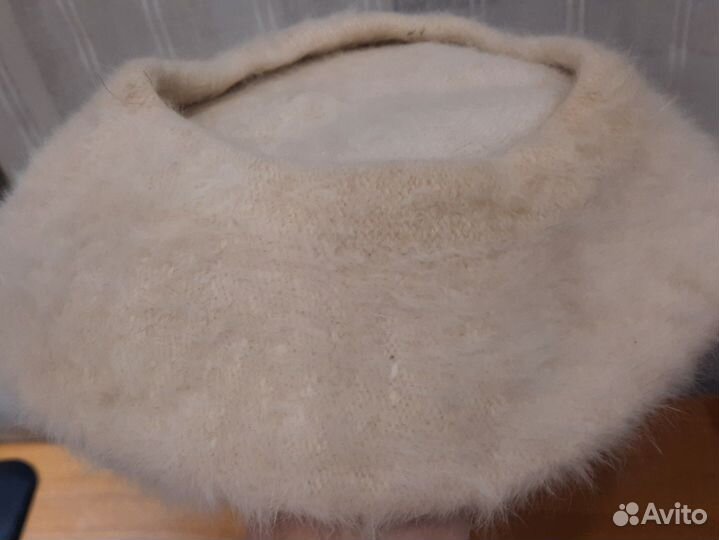 Берет женский ангора зимний