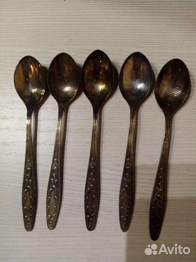 Чайные ложки мельхиор СССР