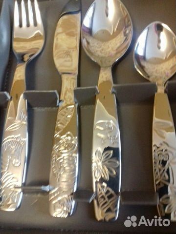 Новый набор детских столовых приборов