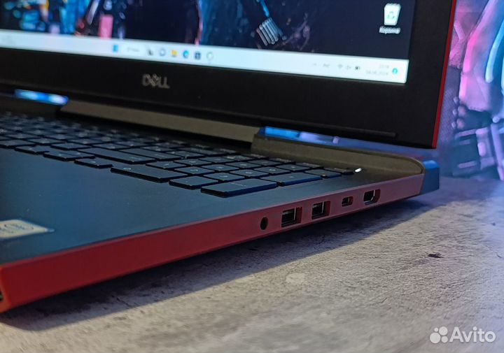 Игровой Dell GTX 1060 6гб/i5-8300H/1128gb/8Гб