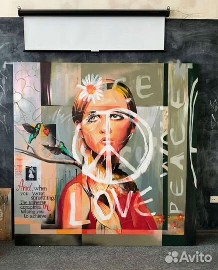 Роспись стен, граффити