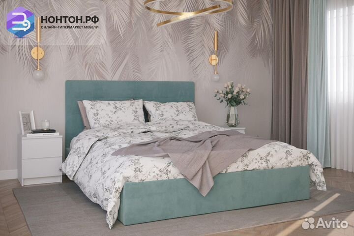 Кровать Диана мятная