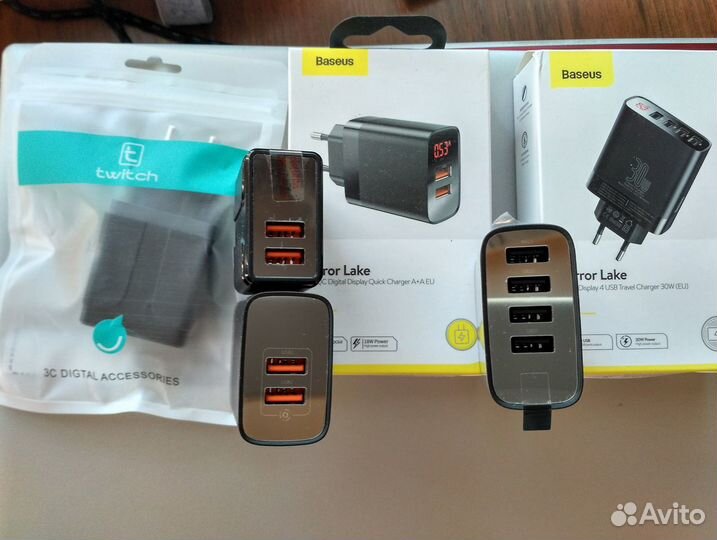 USB зарядное устройство Quick Charge 3.0