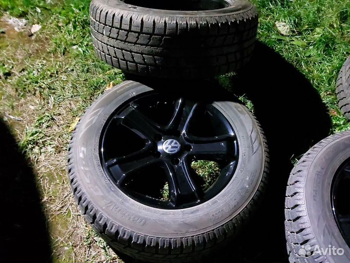 Колеса r17 wv t5 с зимней резиной