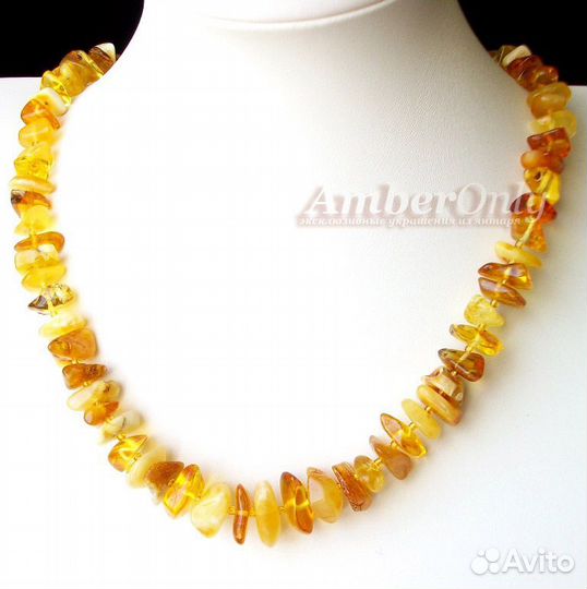 Лечебно-декоративные бусы из янтаря (арт. 2286)