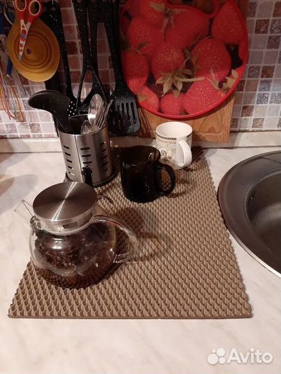 Коврик для сушки посуды EVA, эва (этиленвинилацета