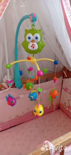 Детская кроватка с балдахином