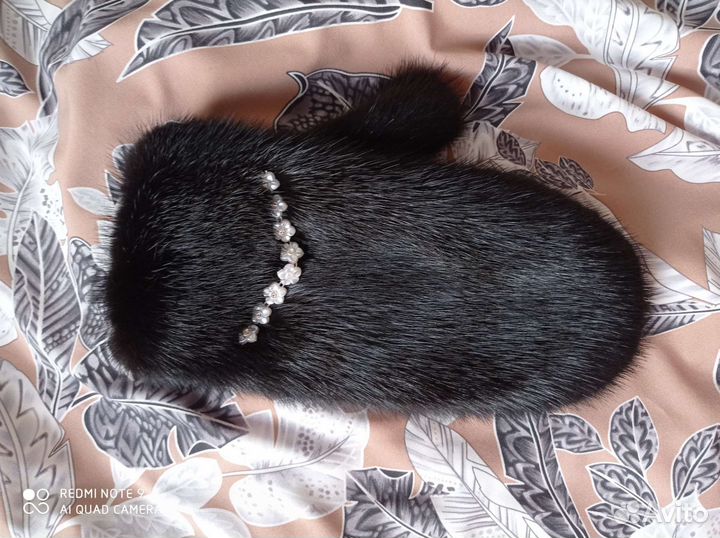 Норковые варежки