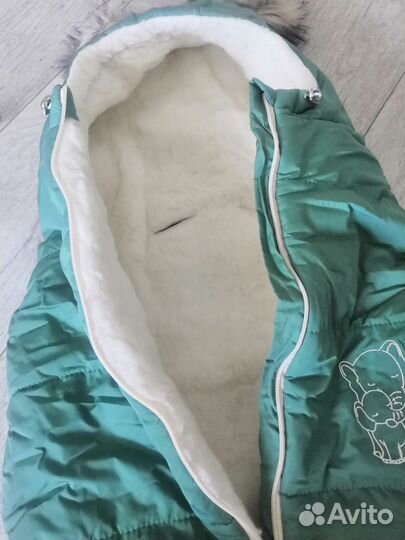 Зимний конверт в коляску