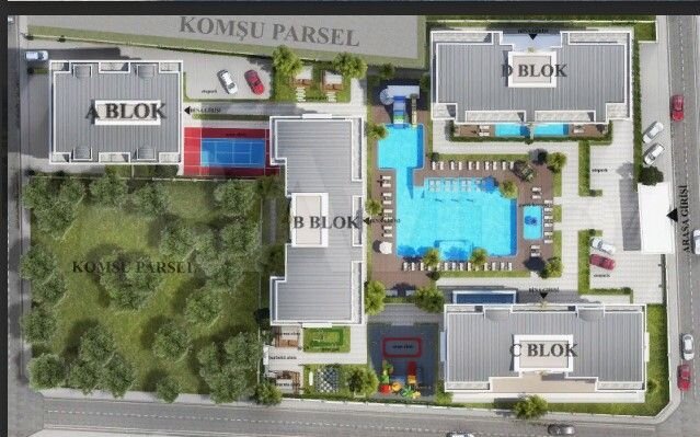 1-к. квартира, 53 м² (Турция)