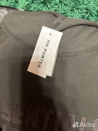 Fear of God Essentials Hoodie Off Black