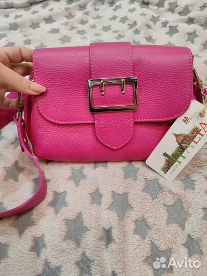 Сумка женская натуральная кожа италия