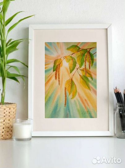 Картина акварелью 