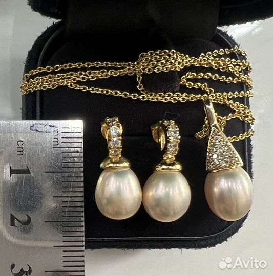 Бижутерия серьги и кулон