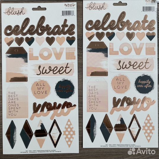 Бумага для скрапбукинга My Mind’s Eye, «Blush»