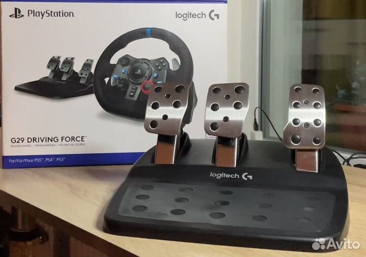 Руль logitech g29 +шифтер