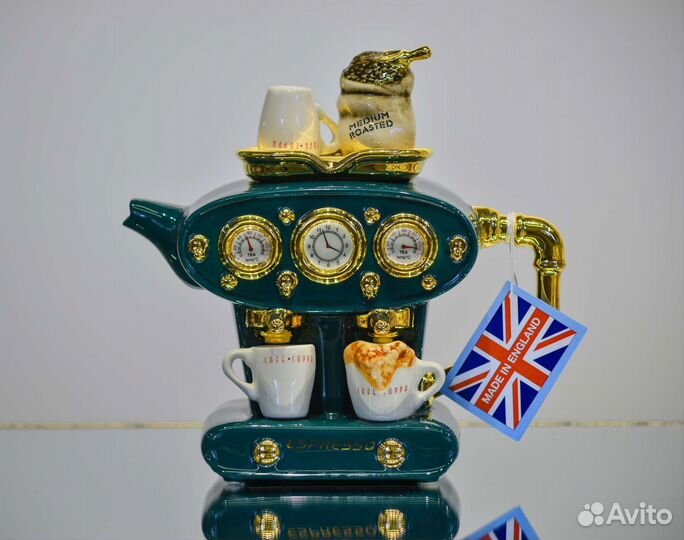 Коллекционный английский чайник-кофемашина