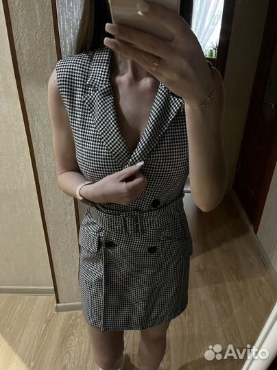 Платье сарафан bershka xs