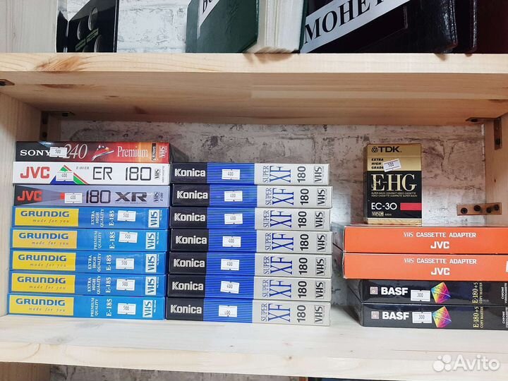 Кассета VHS Konica e180 superxf