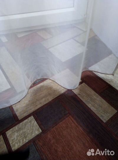 Тюль ширина 4800,высота 2800,цвет шампань,мало б/у