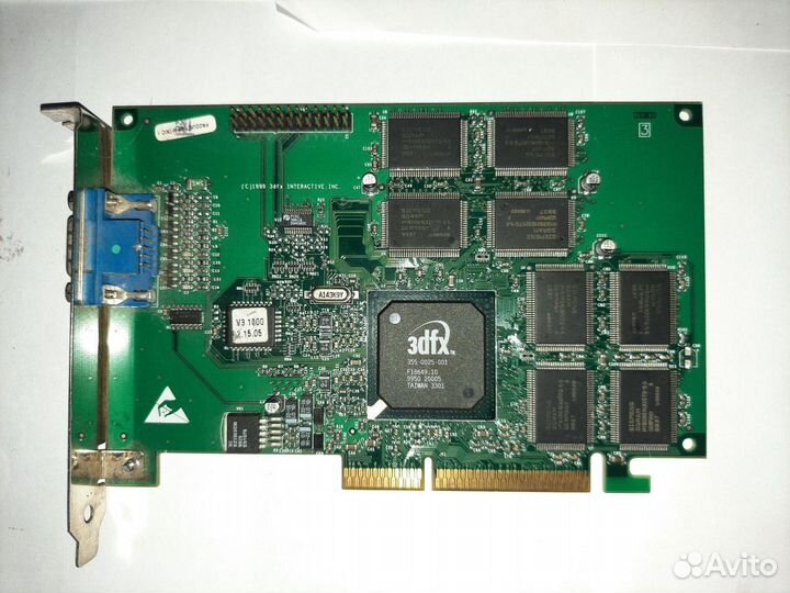 Видеокарта 3DFX VooDoo 3 1000 16mb