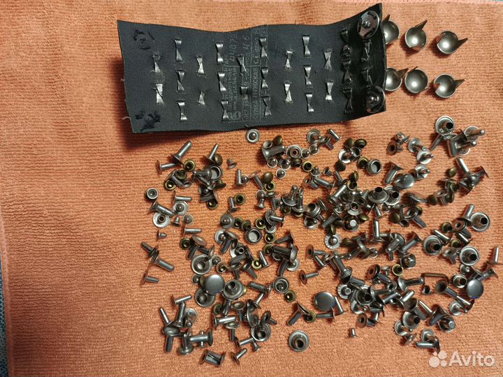 Хольнитены, заклепки односторонние, браслет, СССР