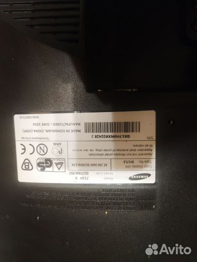 Монитор Samsung syncmaster 710v