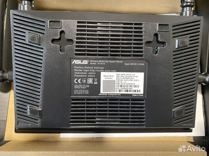 Wifi роутер Asus RT-N19