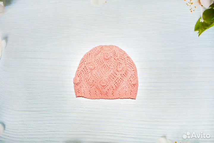 Новые вязаные шапочки на лето, ручная работа