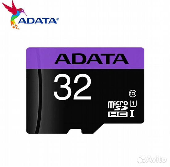 Карта памяти microsdhc UHS-I adata 10 class