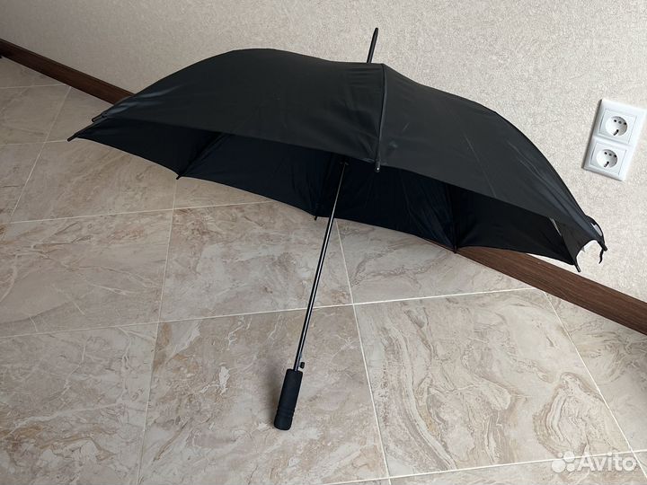 Новый зонт трость knalla икеа полуавтомат чёрный