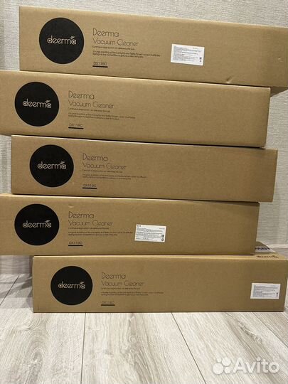 Вертикальный пылесос deerma dx118c (новый)